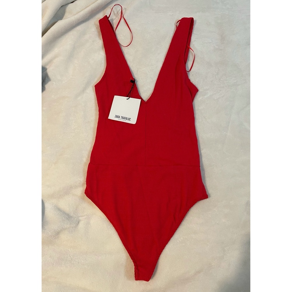 Cute Red Zara bodysuit